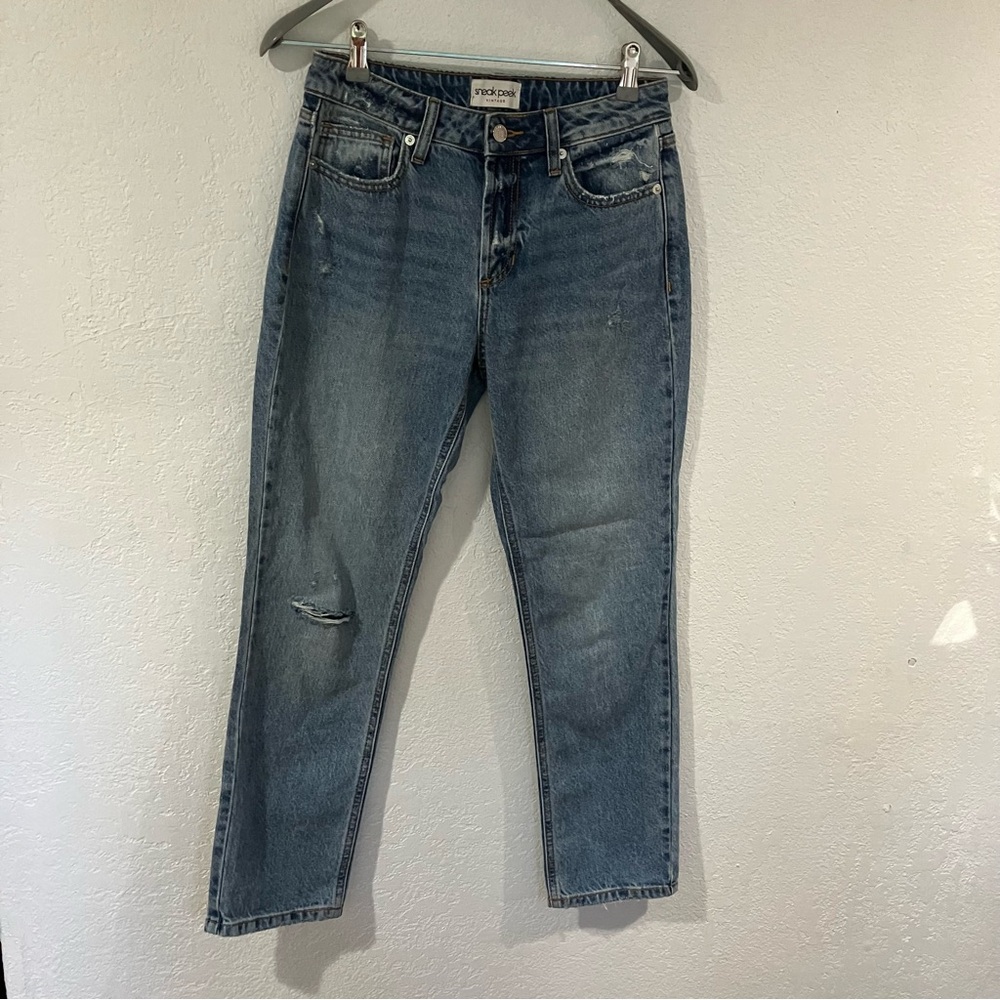 Sneak Peak Vintage Women’s Denim Jeans size 25 casual weekend straight school